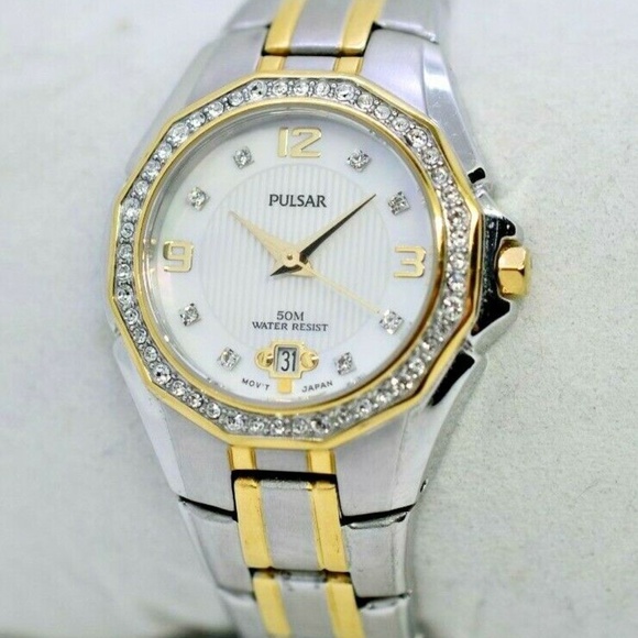 Women's PXT798 Crystal Mother of Pearl Dial Watch - Picture 1 of 1